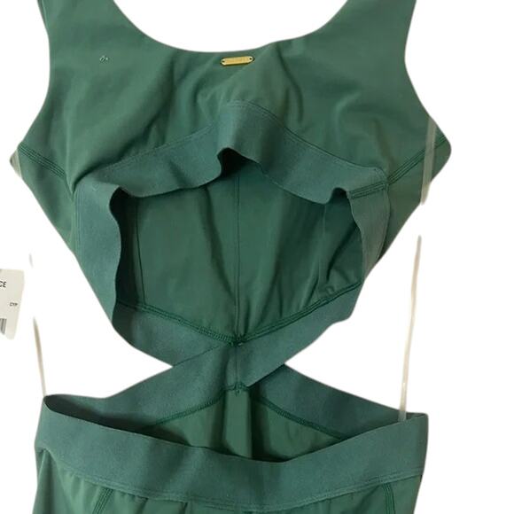 NWT - L*Space Cypress Green Activewear Recreation Jumpsuit Size: S - Picture 8 of 8